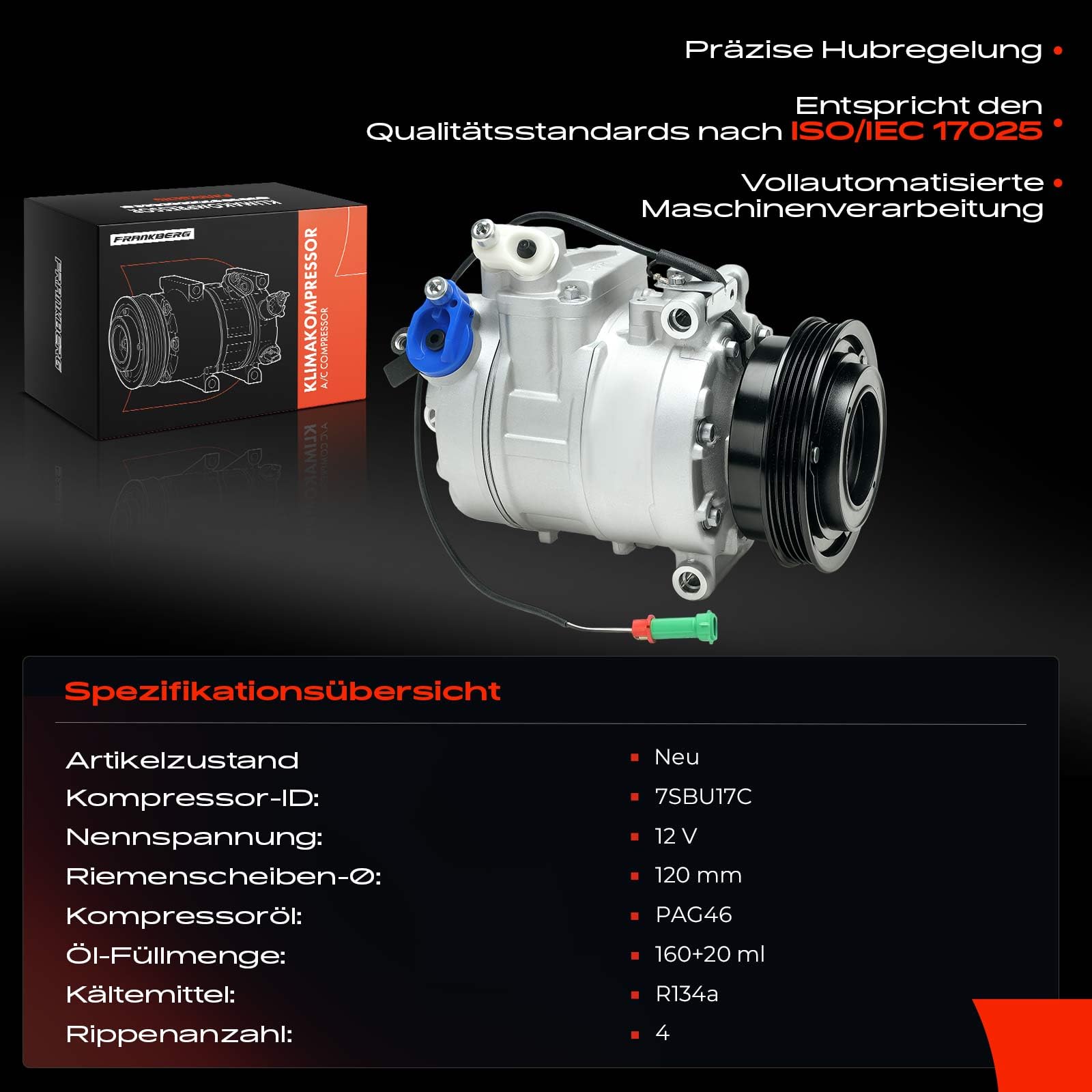 Frankberg Klimakompressor - Für Renault Espace IV Mit Kupplung