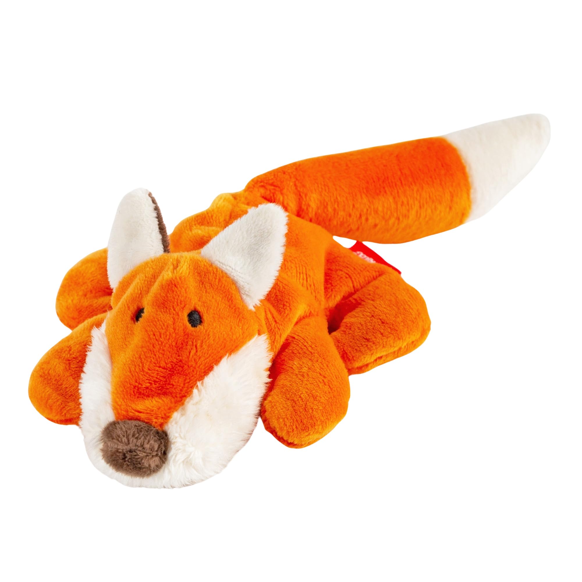Sigikid 42593 Mini Fox Cuddly Gadgets Girls and Boys Baby Toy Recommended from Birth Orange