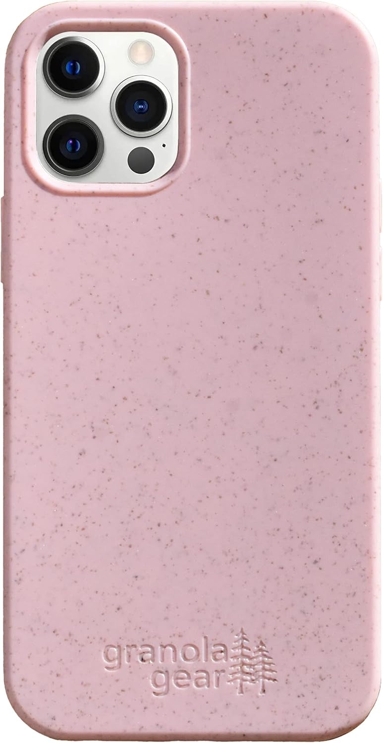 Eco by GranolaGear - Eco-Friendly Phone Case for iPhone 12 or 12 Pro - Biodegradable, Compostable, Plastic-Free, Made from Plants - Alpine Snow