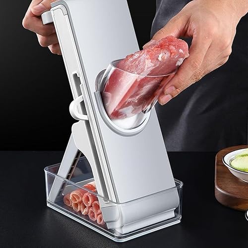 Miniatura 5 de Mandoline Vegetable Slicer, Handheld Veggie Chopper, Multi Function Food Chopper with StainlessSteelMaterial, Portable Potato Veggie Cutter,