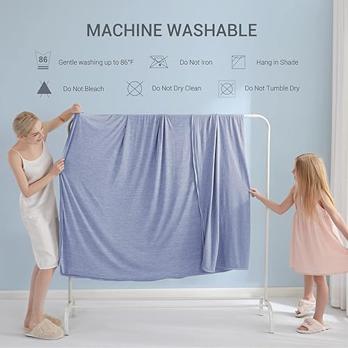 Miniatura 6 de Marchpower Manta refrescante para niños que duermen con calor, manta Arc-Chill con diseño de doble cara, fibra japonesa que absorbe el calor