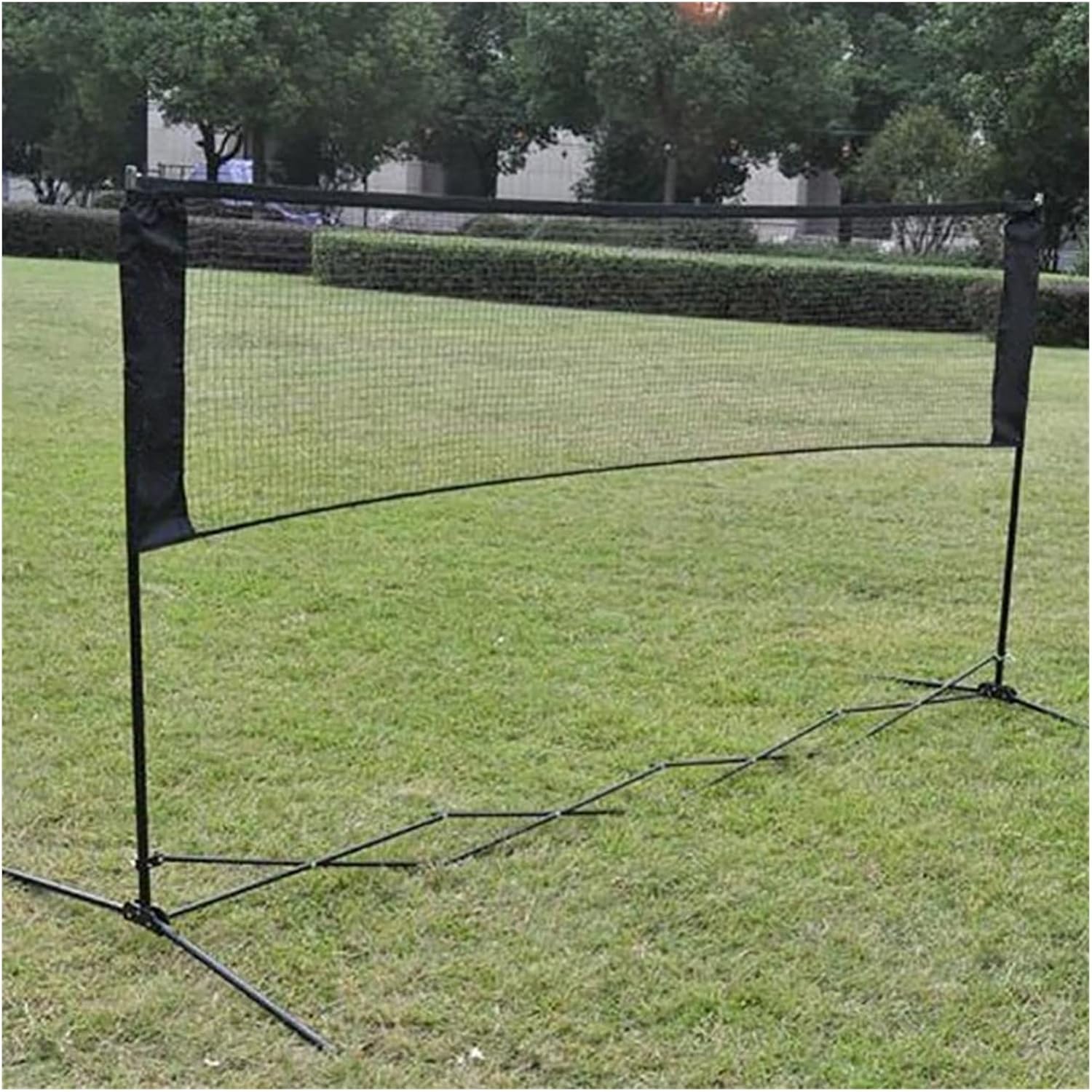 ZZSRJ 5.9x0.79 Meters Professional Sports Training Standard Badminton Net Outdoor Tennis Net Volleyball Net Sports Net (Color : Green, Size : One)