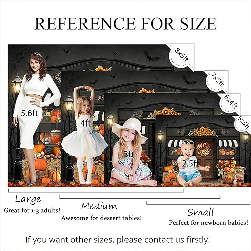 Miniatura 9 de Mocsicka Telón de fondo de Acción de Gracias, tienda de calabazas, cosecha de otoño, decoración retro para fiesta de Acción de Gracias, Día de