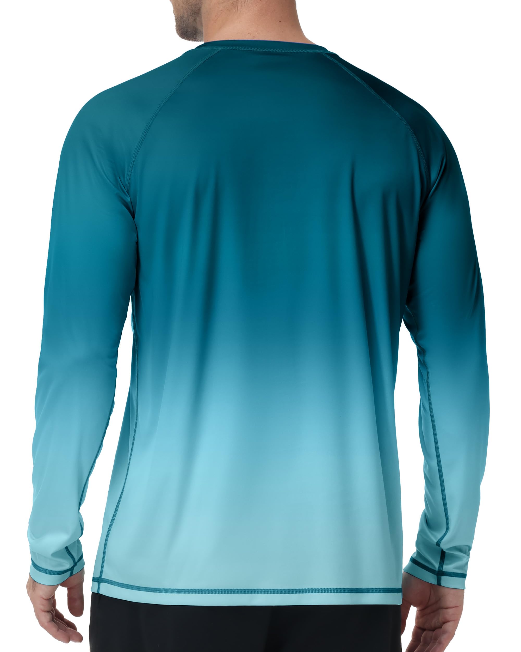 Roadbox Men's UPF 50+ Sun Protection Shirt Long Sleeve, Quick Dry Breathable Rash Guard for Swimming Fishing, Hiking & Running - Image 2