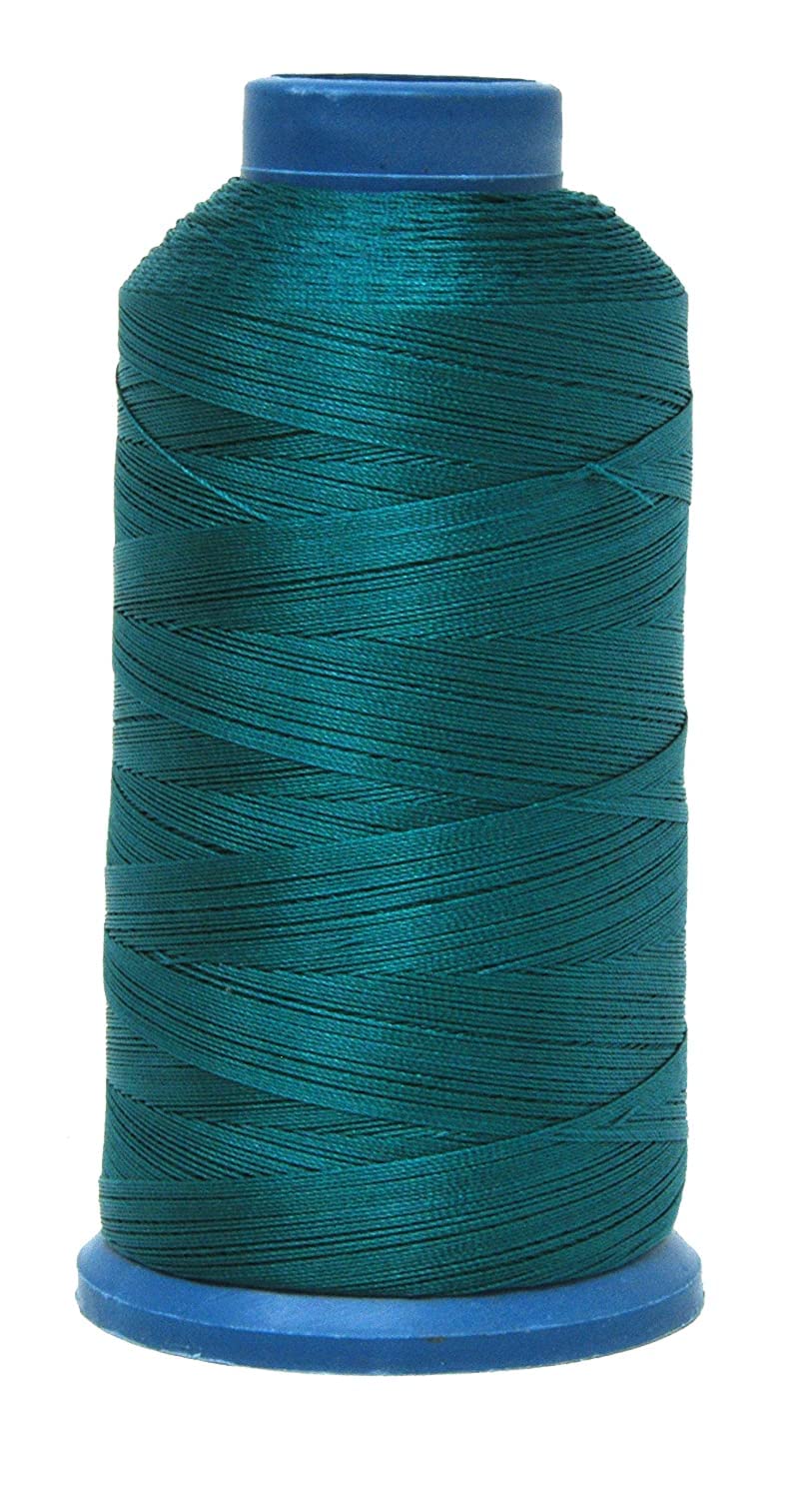 Tex 70 Bonded Nylon Thread for Sewing - 1500 YDs T70 Heavy Duty Blush Nylon Thread Size 69 210 D Upholstery Thread for Leather Jeans Weaving (Teal)-image-19