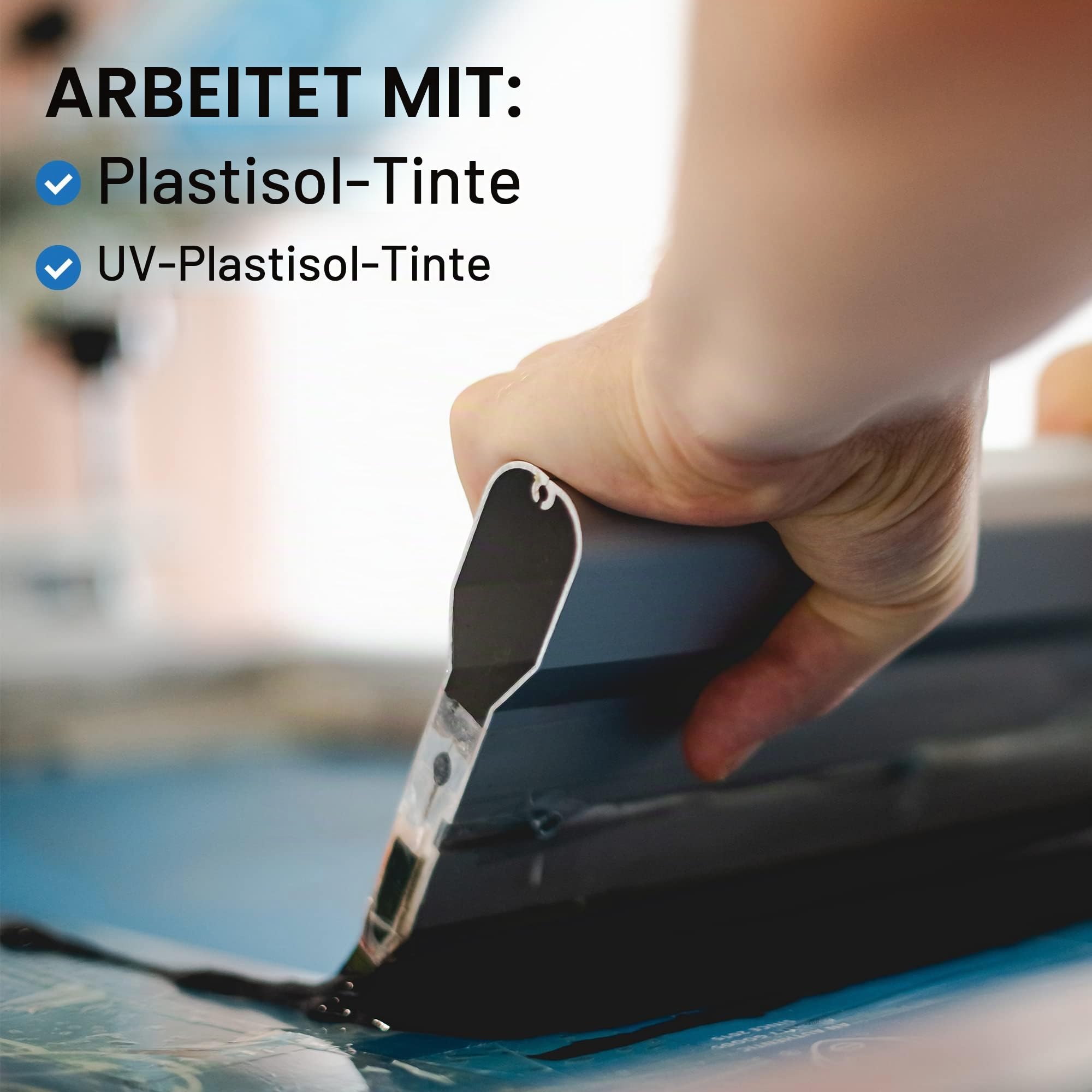 Ecotex AP Blue Screen Printing Emulsion Quart 907.2 g Pre-sensibilisierte Fotoemulsion für Siebdruck
