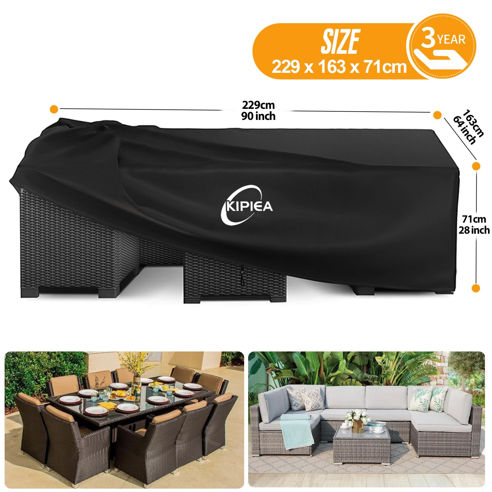 Kipiea Garden Furniture Covers Waterproof - Image 2