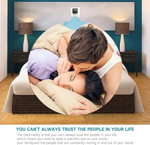 Miniatura 7 de SIVAJI 1080P WiFi cámara detector cámara de seguridad con detección de movimiento, cámaras para cámaras caseras para vigilancia de seguridad (negro)