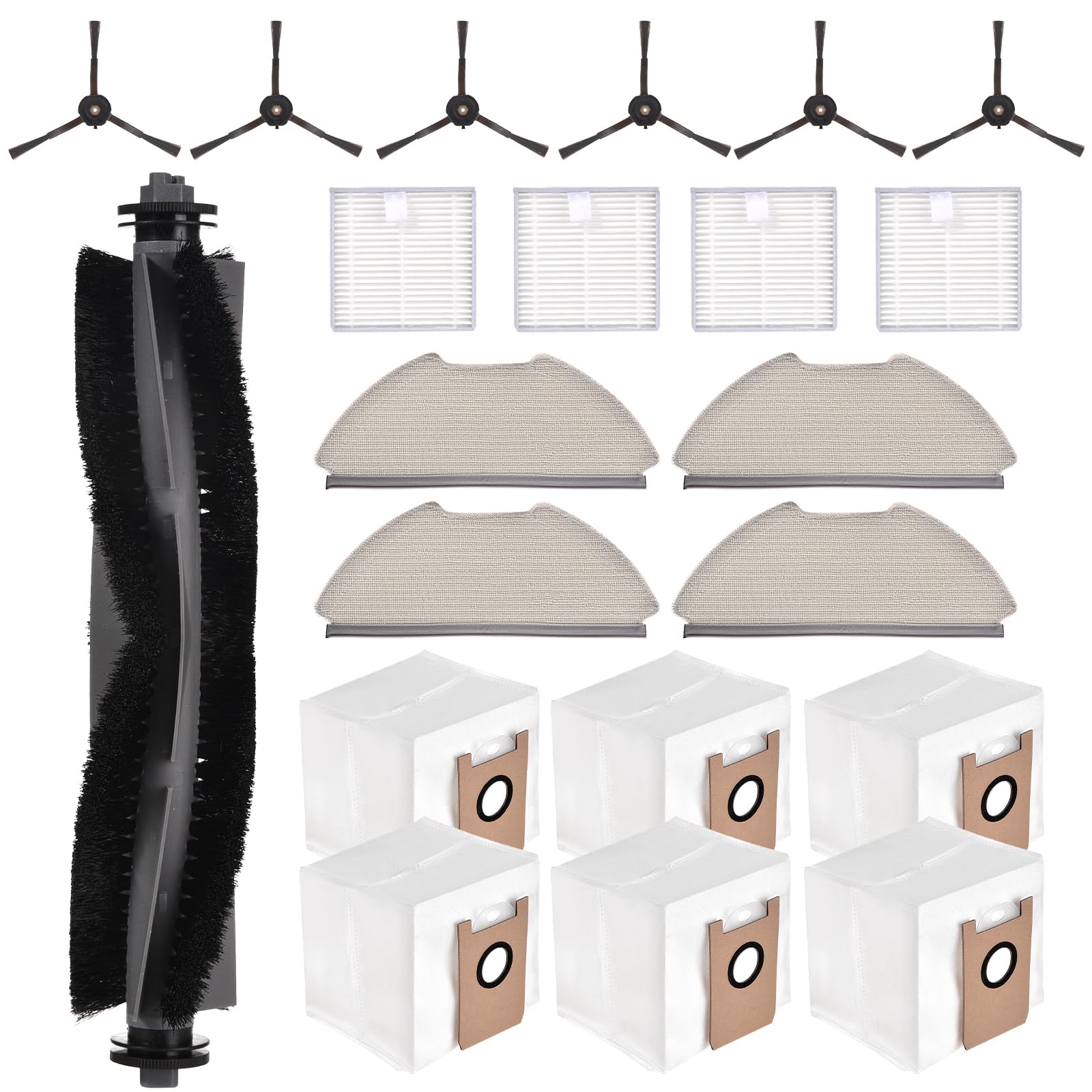 AIRROBO T20+ filtre HEPA sac aspirateur et brosse latérale pour kit entretien Rebirthcare