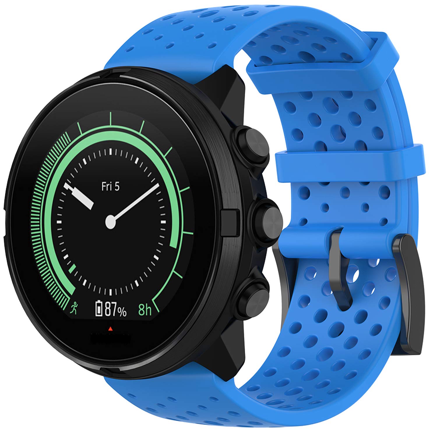 hengkangFit for Suunto Spartan Sport Watch Bands, Suunto 9 Band, Sport Silicone Band Replacement Band Straps Wristbands Bracelet for Suunto Spartan sport wrist hr baro, Suunto D5