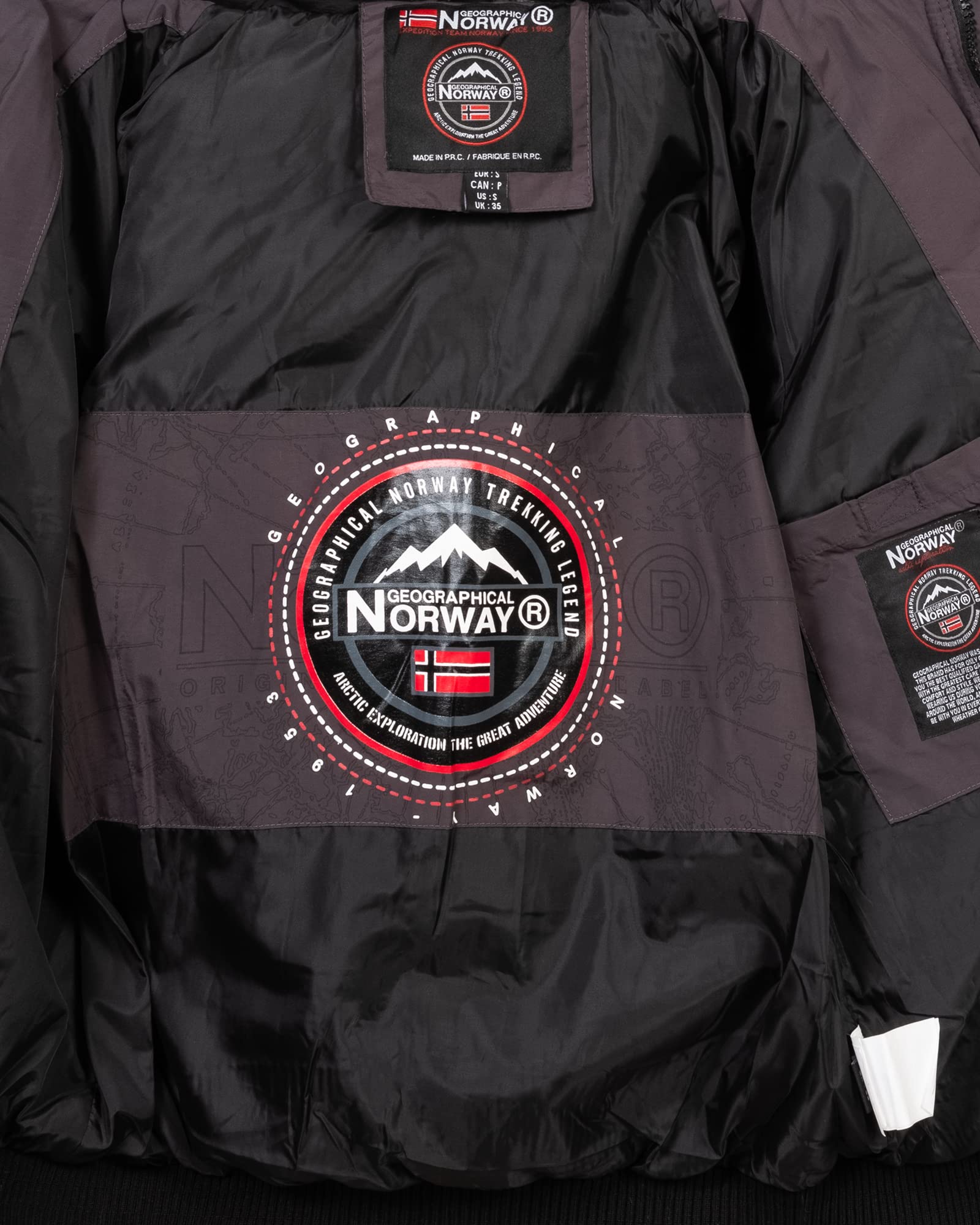 Geographical Norway WQ006H/GN - Chaqueta de Manga Larga con Capucha para Hombre