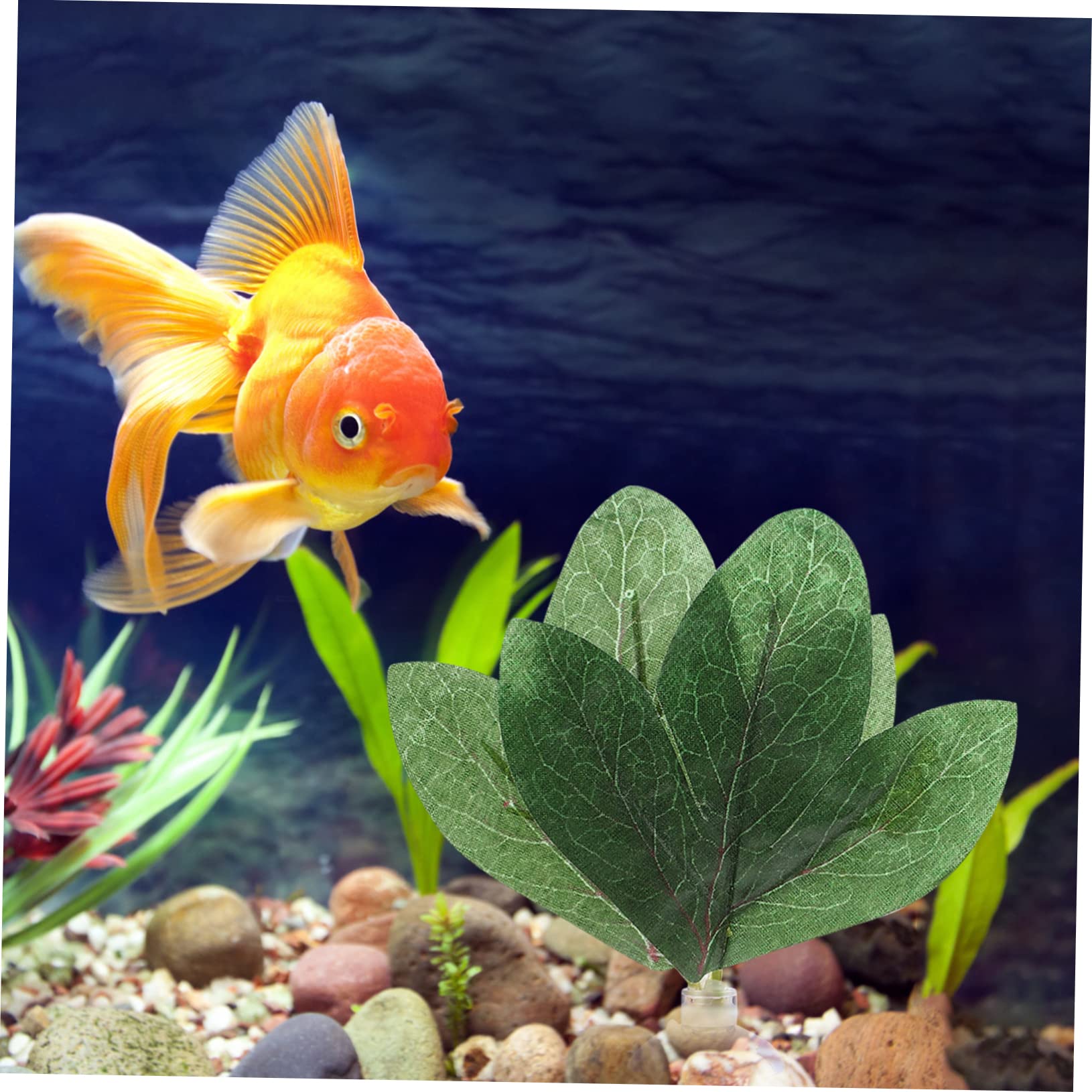 Yardwe 16stücke Dekorative Kunstpflanzen Für Aquarien Plastikpflanzen Für Fischbecken Und Terrarien Langlebige Und Pflegeleichte Landschaftsdekoration Mit Natürlichem Aussehen