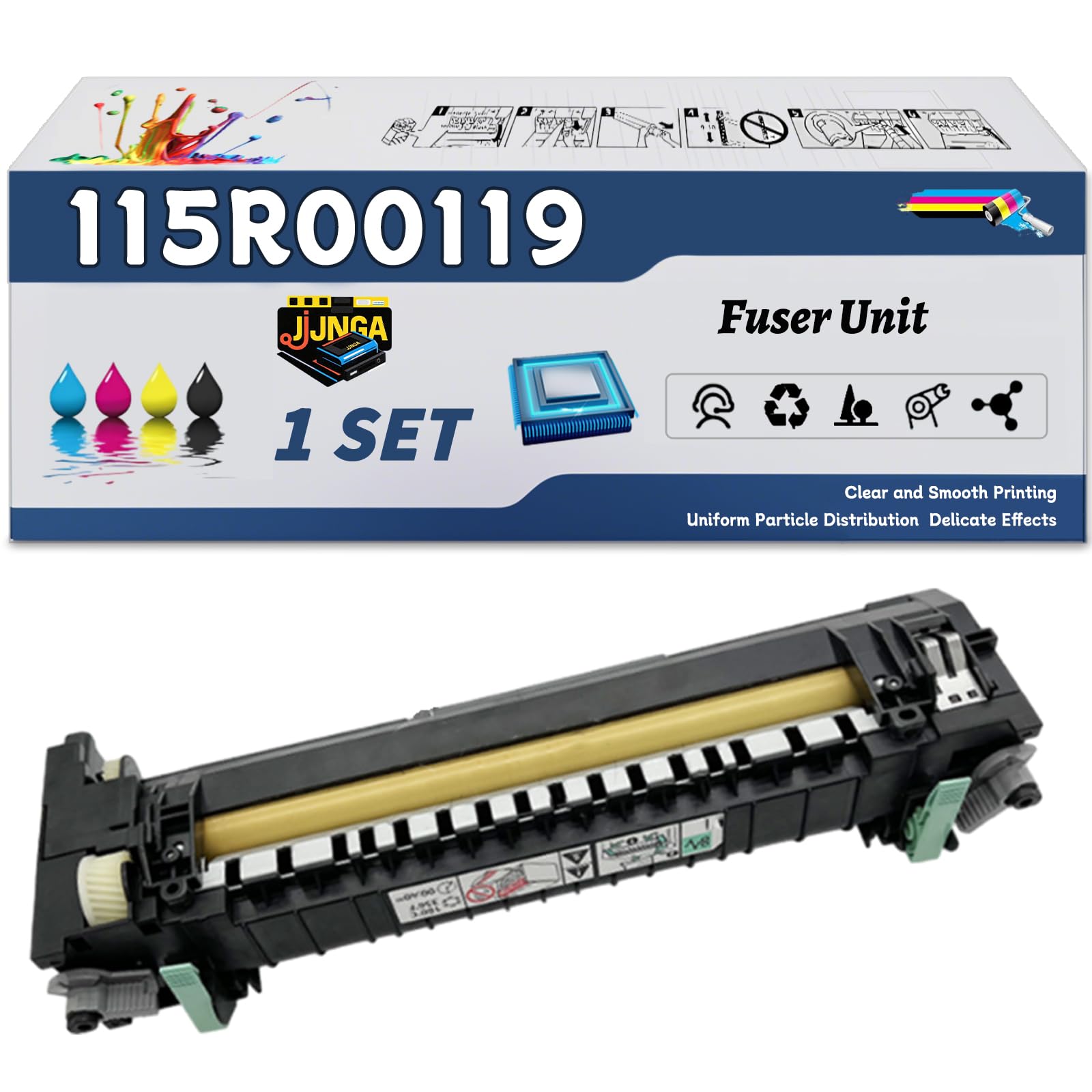 115R00119 Fuser Unit is Compatible for Xerox VersaLInk B400dn VersaLInk B400n VersaLInk B405dn Printers, with a Capacity of 470000 Pages and a Very Good Printing Experience (1 Set)