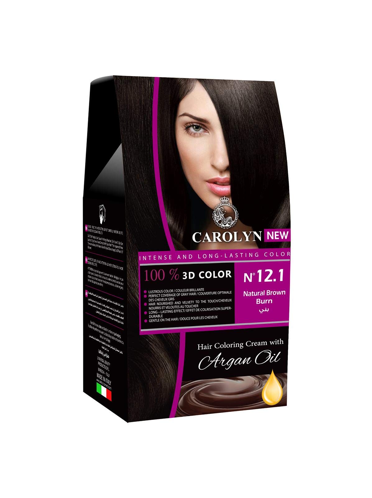 CAROLYN Permanent Hair Dye - Black Brown