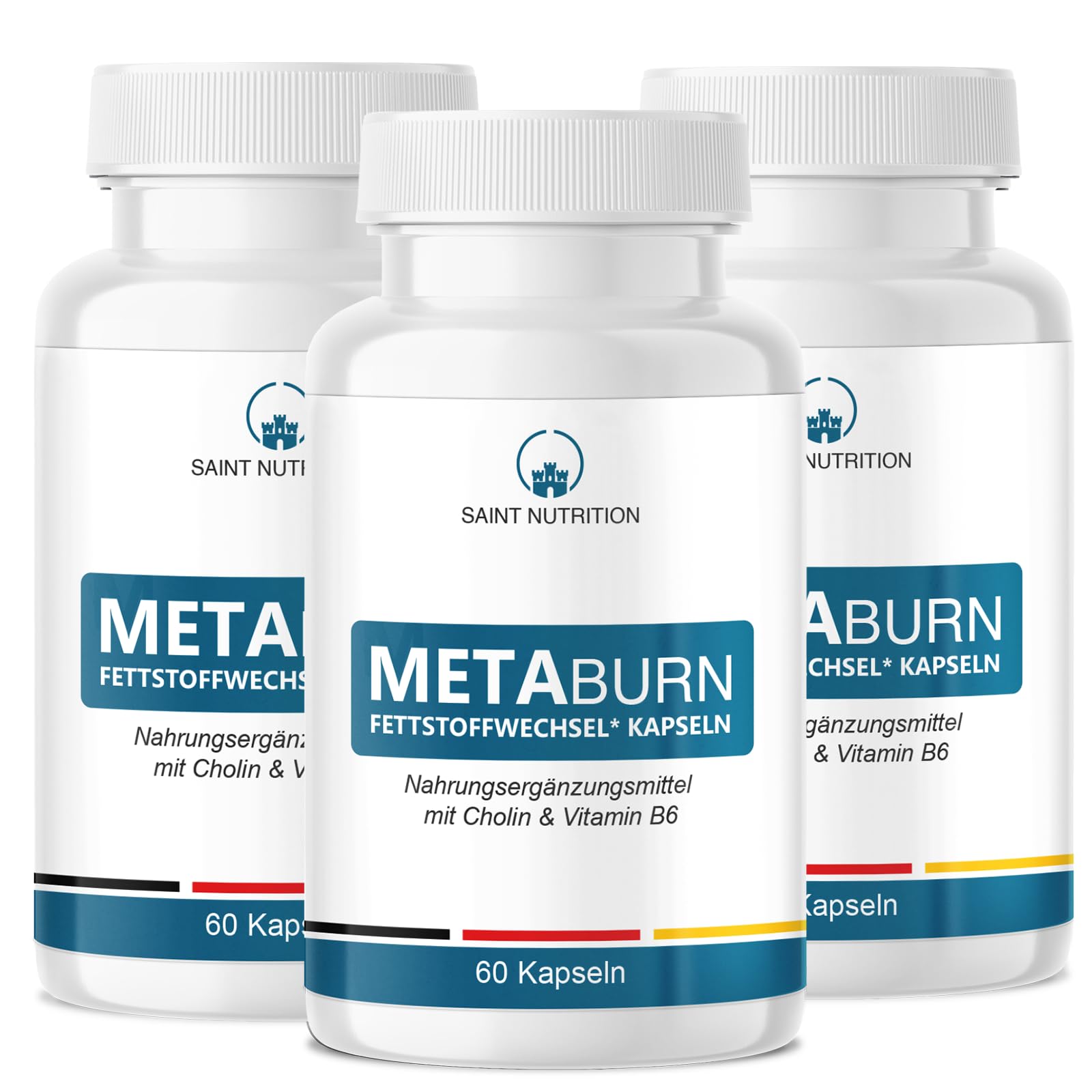 NEU: META BURN - schnell & endlich, Kapseln mit hochwertige natürliche Inhaltsstoffe für Frauen + Männer - 180 Kapseln