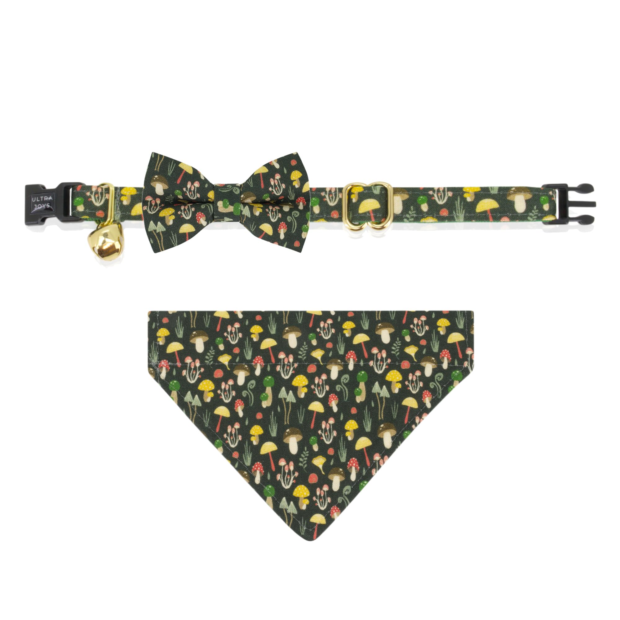 Ultra Joys Cat Collar with Bells - Breakaway for Cats, Boy & Girl Cat Collars Kitten Collar with Bell - Break Away Collar for Cats - Breakaway Cat