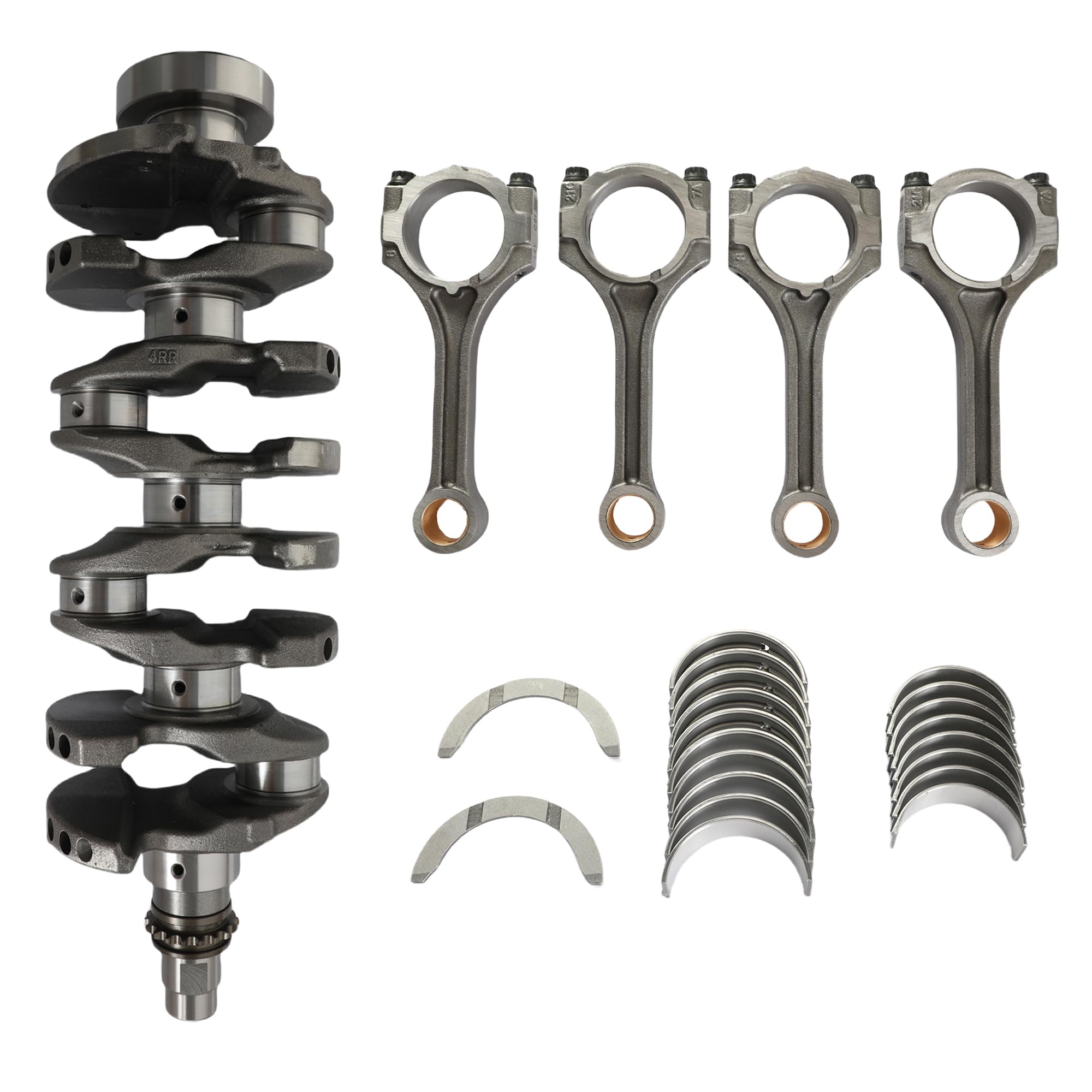 Photo 1 of 1.6L G4FJ Engine Crankshaft Connecting Rod Bearing Kit Fit For Hyundai Elantra Tucson Kia Forte Optima Sonata Veloster 1.6L 2011-2022 23110-2B710 23510-2B700