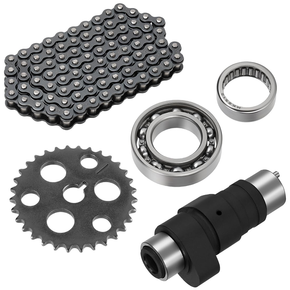 Kit árbol de levas & cadena & engranaje & rodamiento para Yama-ha Warrior Big Bear 350 YFM350X/YFM350 Moto-4 1989-2005 5UH121700000