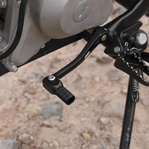 Miniatura 6 de RUTU Palanca de cambios plegable, palanca de cambios de aluminio, compatible con motocicleta XR50 CRF50 XR CRF 50cc 70cc 90cc 110cc 125c