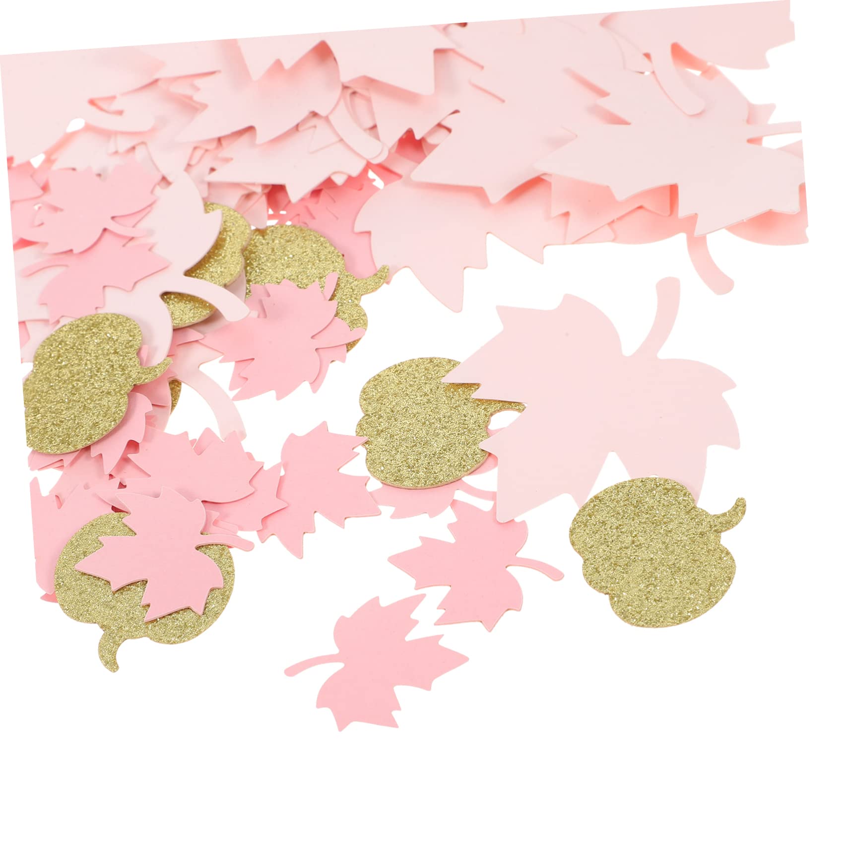 300 Stück Kürbis Konfetti Gold – Doppelseitig Glitzernd, 5,1×5,1 Cm, Für Thanksgiving, Herbst & Babyparty