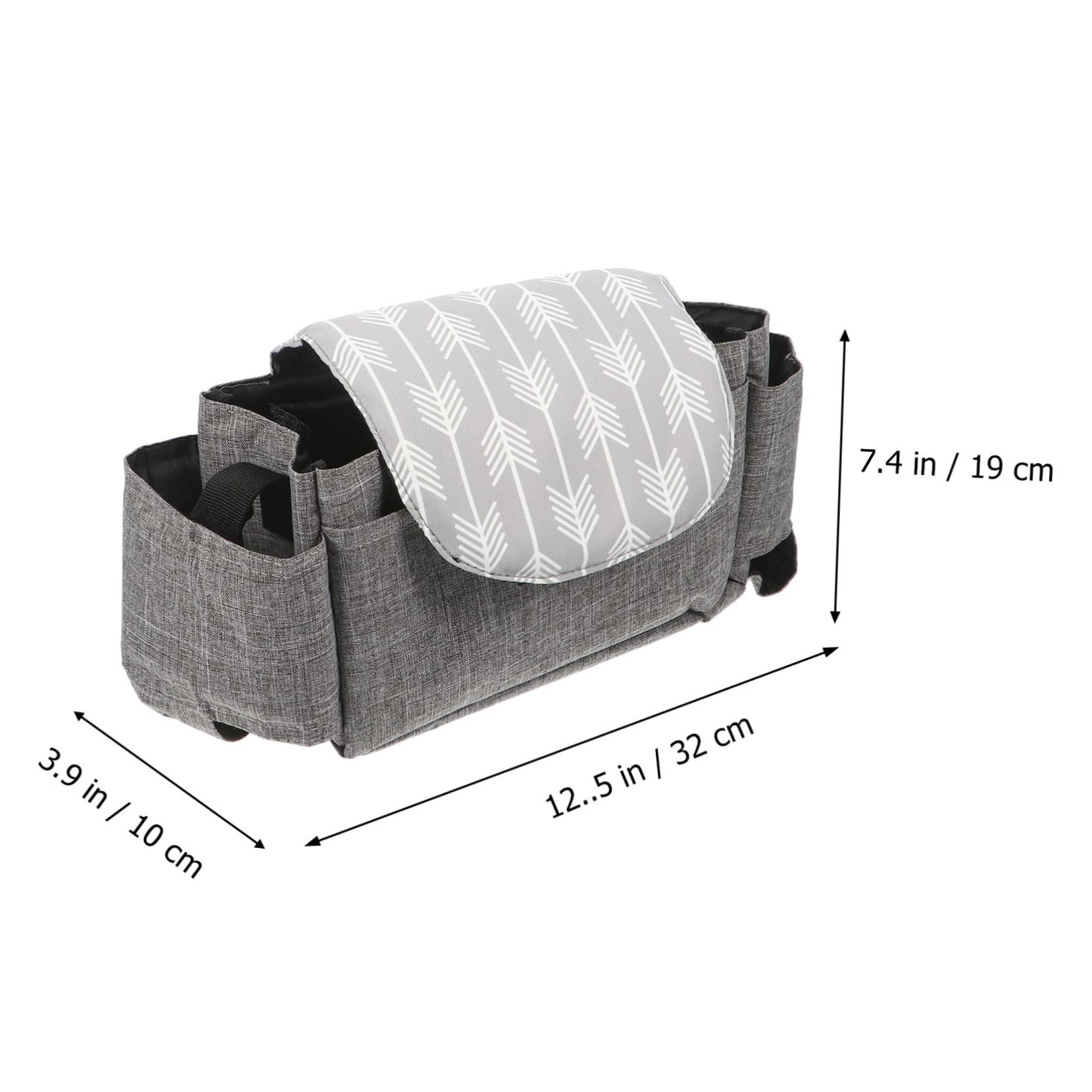 SUPVOX Universal Stroller Pouch Diaper Organizer Bag Stroller Supply Pouch Waterproof and Easy to Clean