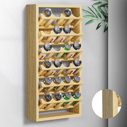 Estante de almacenamiento de latas de pintura en aerosol o lubricante para 24 latas, soporte de pared, 6 niveles, aerosol de pintura, organizador de