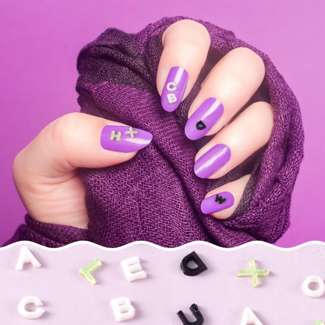 6 Sets Transparente Buchstaben-Nagelformen - A-Z Silikonformen Für Nagelkunst