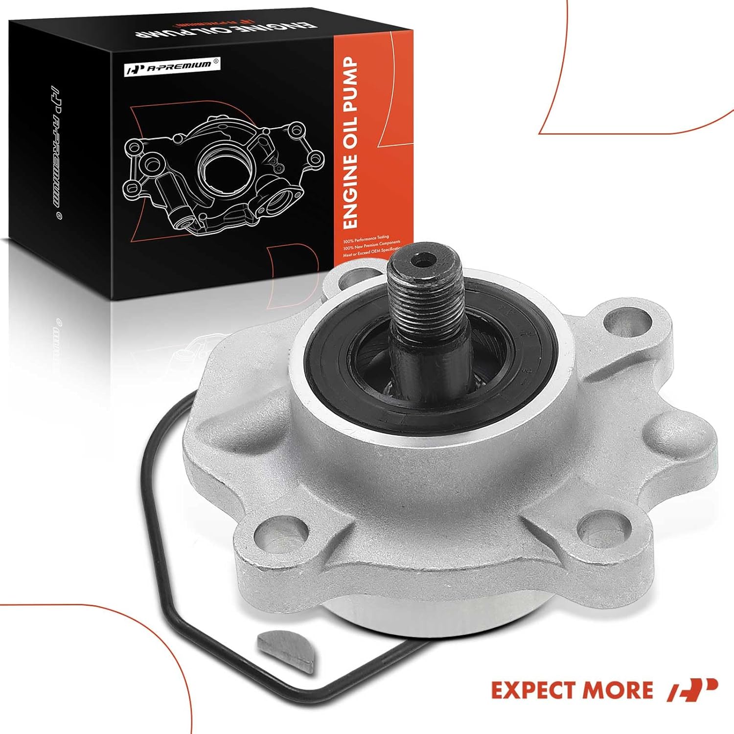 A-Premium Engine Oil Pump with O-Ring Compatible with Isuzu Amigo 1989-1993, Impulse 1985-1989, Pickup 1986-1995, Trooper 1986-1987, 2.0L 2.3L, Petrol