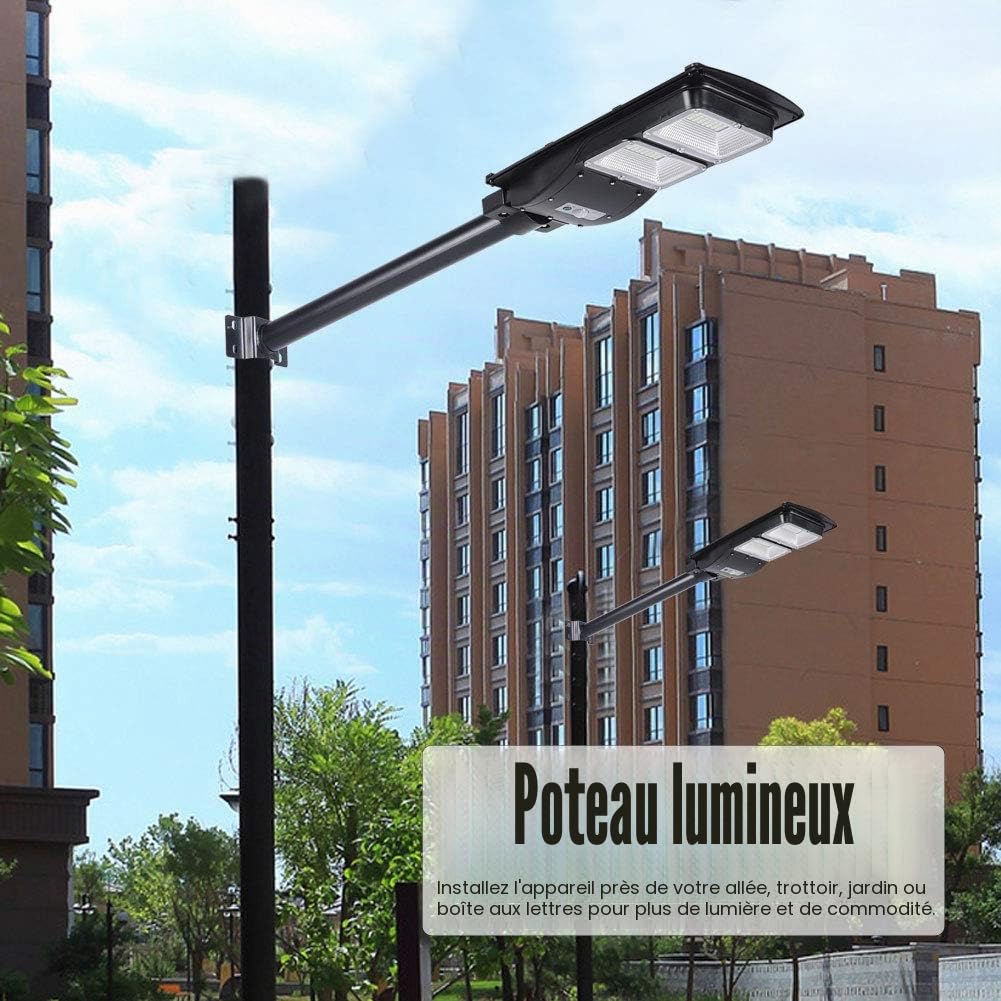 Pilipane Support de Lampe de Rue,Poteau d'éclairage, Support de Support de bâton extérieur 50 cm pour éclairage de Parking, éclairage Mural, éclairage de Rue