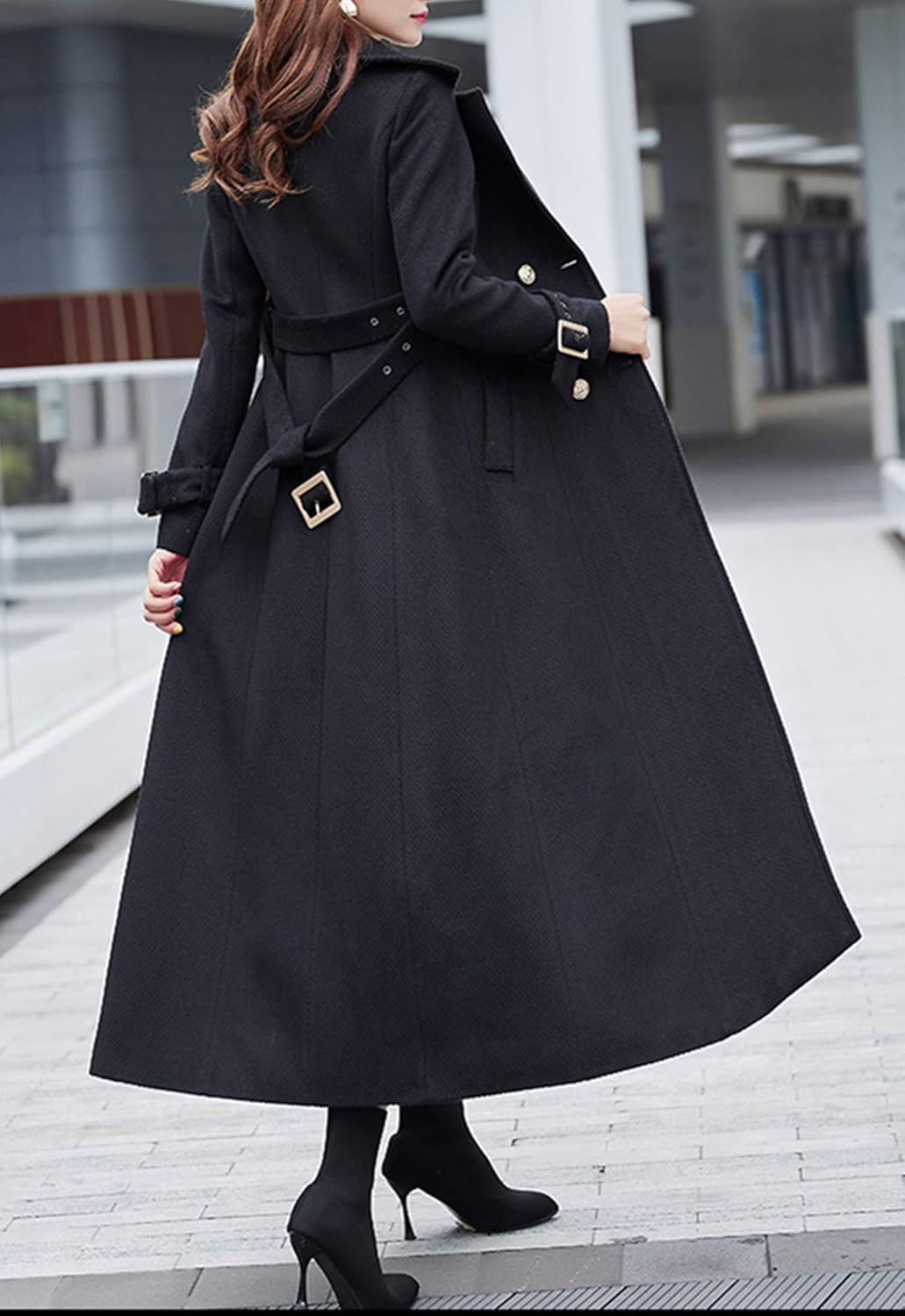 Schwarze langhaar perücke amazon Clearance