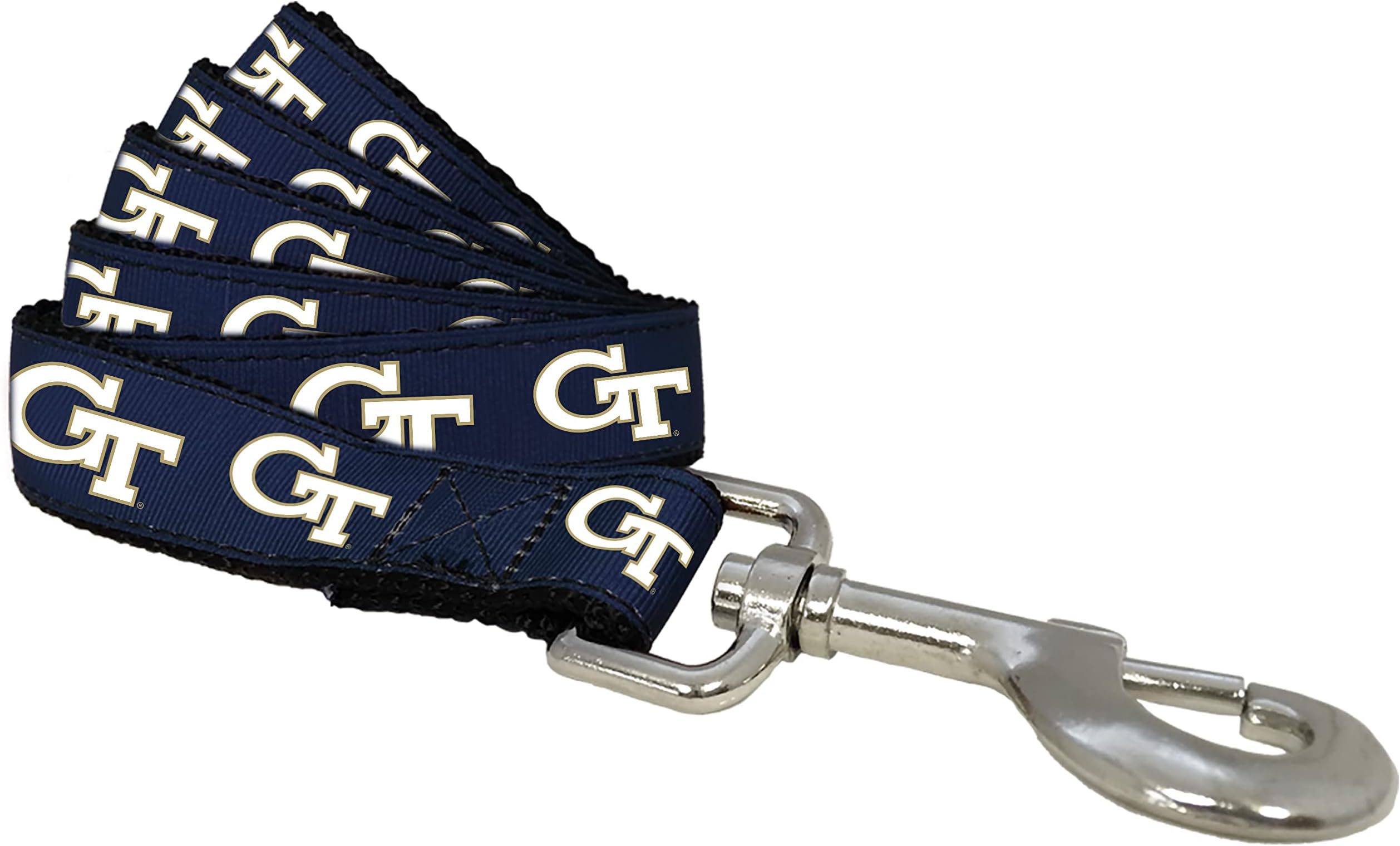 All Star Dogs NCAA Unisex-Adult Georgia Tech Yellow Jackets Dog Leash (Team Color