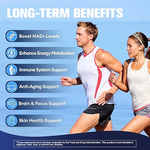 Miniatura 5 de Totaria Suplemento liposomal NMN de 1000 mg, cápsulas de resveratrol NMN 14 en 1 con CoQ10, TMG, Quercetina, ALA, PQQ, soporta niveles de NAD,