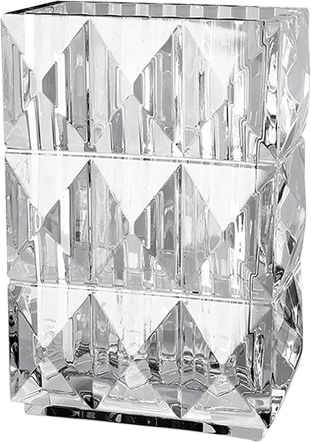 DOOSARG Glass Flower Vase, Clear Crystal Vases for