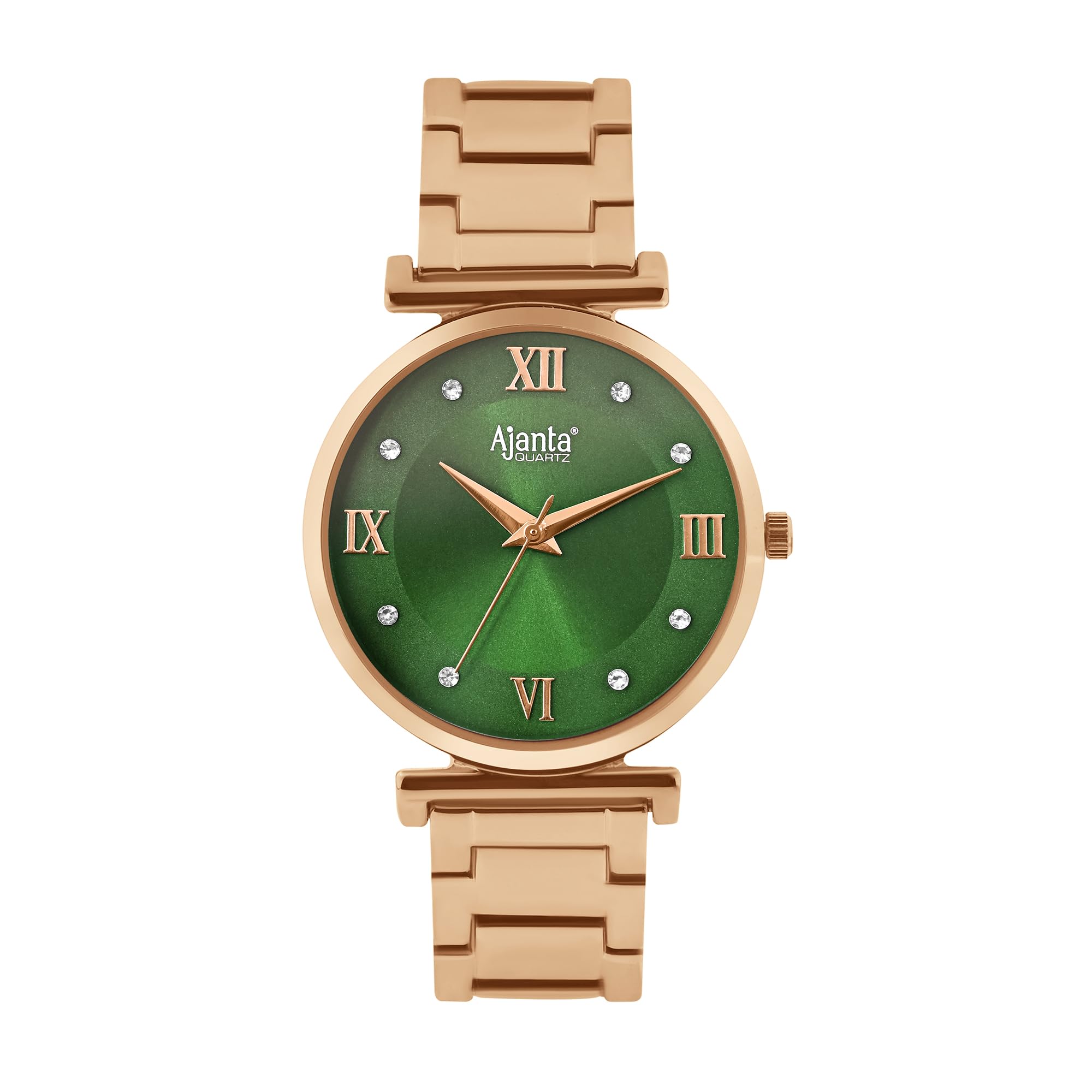 Analog Dial Women's Watch, Green-image-3