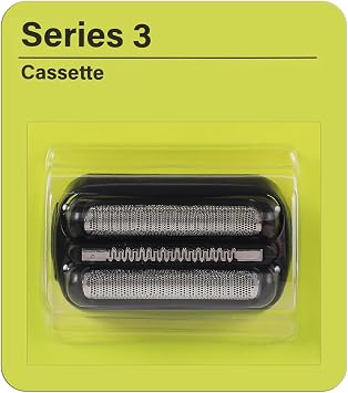 Shaver Replacement Heads Compatible with Braun 3040s 310s 3010s 300s etc | Metal Bracket, Close Shave, Easy Snap-On Installation, Head Shaver Compatible with All Braun Series 3 Shaver
