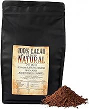Pure Cocoa Non-Alkalized | Artisan Blend Aromatic and Balanced | 100% Natural and Sugar-Free | High in Antioxidants and Fiber | 10-12% Fat | Bakery, Smoothies, Hot Chocolate (1 kilo)