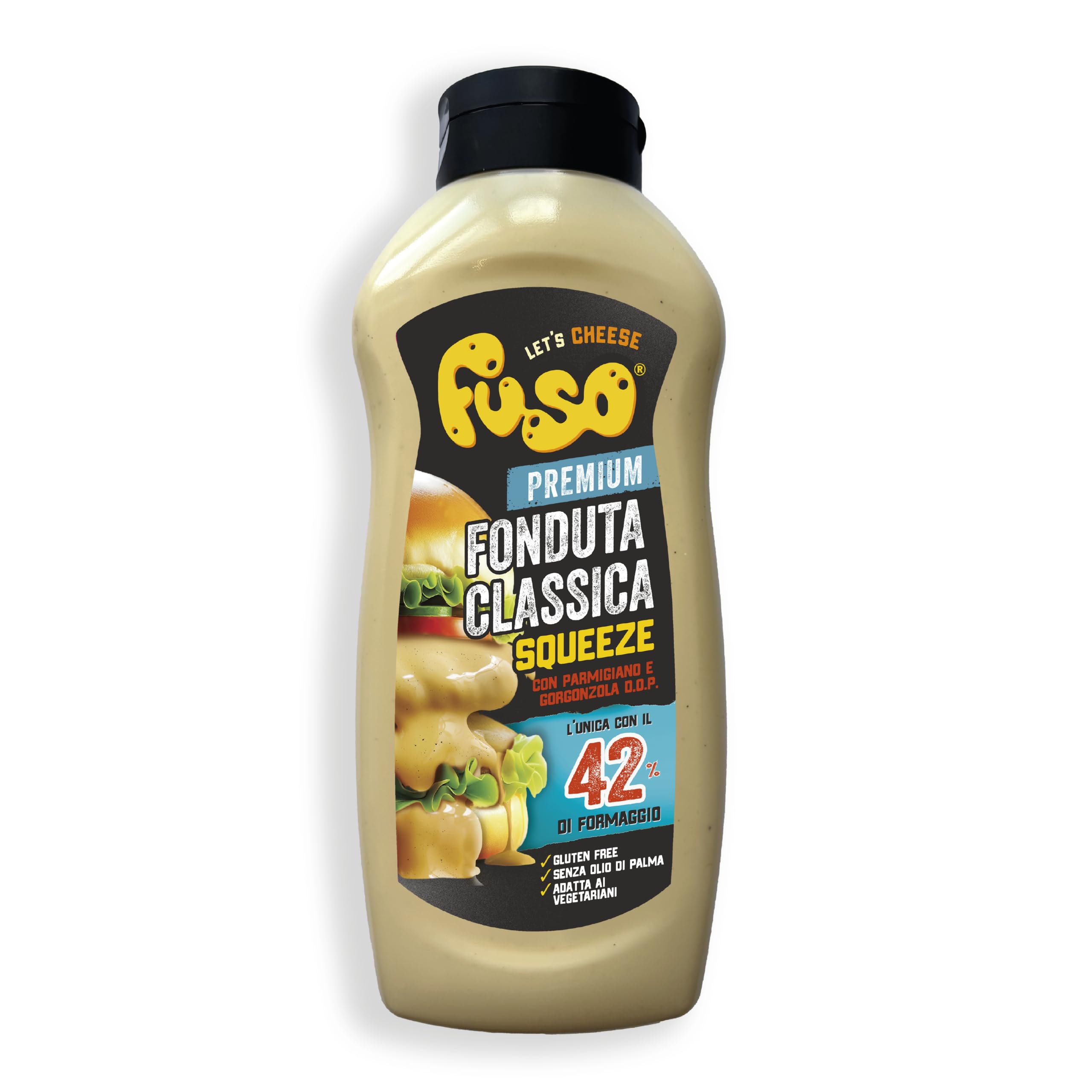 Italian Gourmet FUSO Fondue Classique au Fromage 8 x 950g (7,6kg)