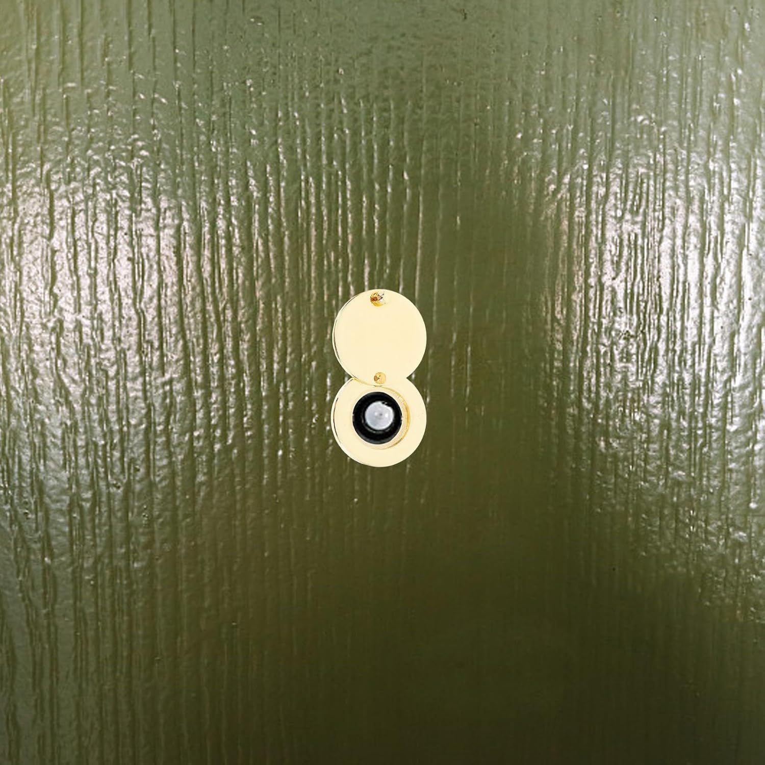 Operitacx 2pcs Copper Door Viewer Privacy Cover 16mm Peephole Front Door Peephole Rotating Privacy Shield for Home Hotel Security