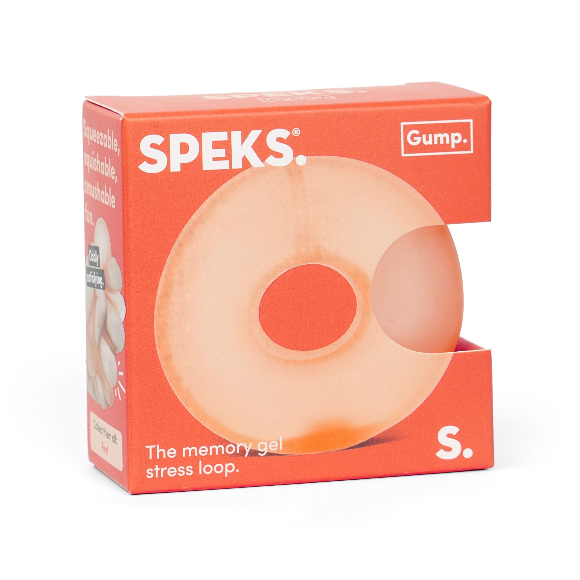 SPEKS Gump Loop – Boucle Anti-stress Ultra-douce – Gel Mémoire – 6 Couleurs – Pour Adulte Et Ado – Portable