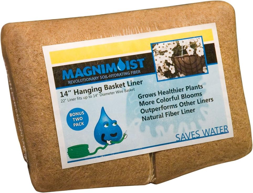 MagniMoist Pre-cut Basket Liner, For 12 - 14 Inch Baskets
