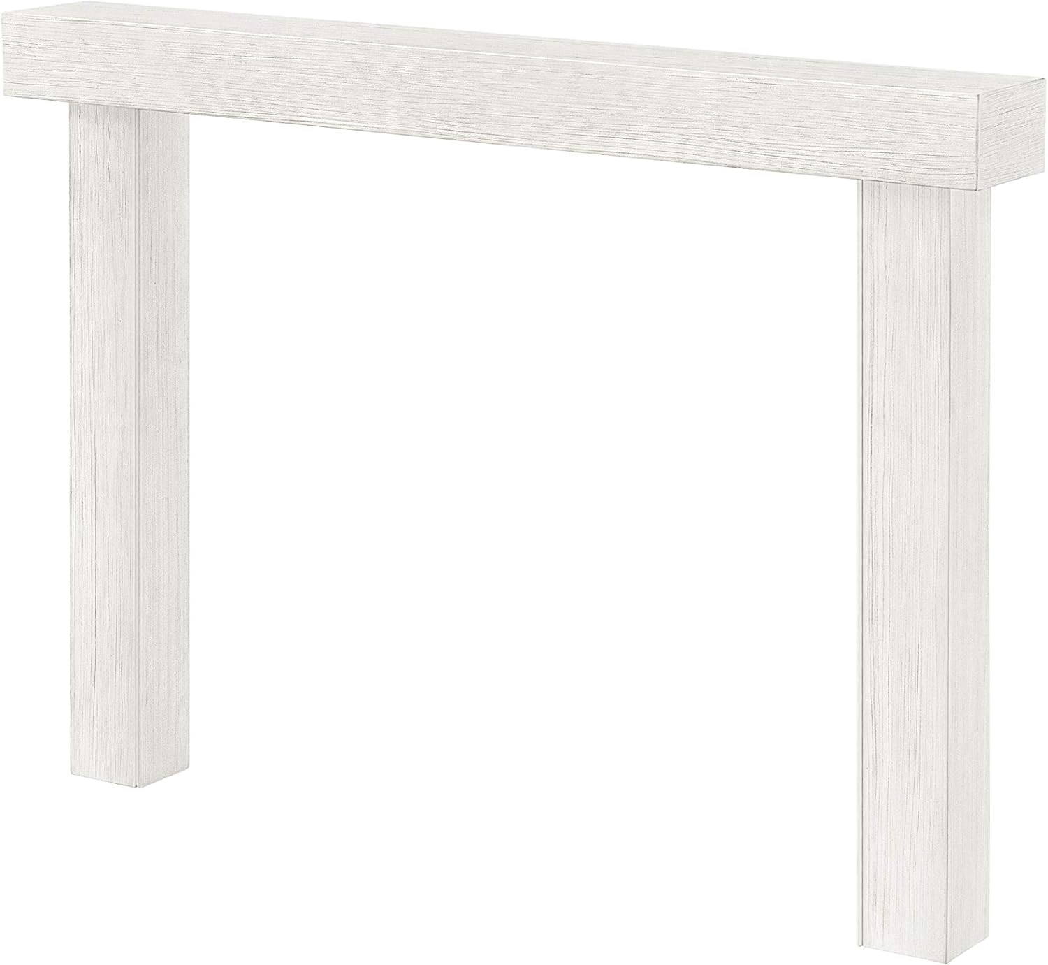 Pearl Mantels ARYB48S Non-Combustible Mantel Surround, Lightly Textured Salt Hand Applied Finish, Interior Opening 48" W x 42" H