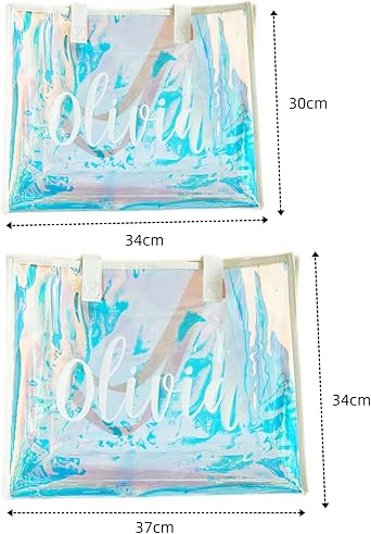 Personalized Beach Bags for Women Summer Essentials Custom Large Beach Tote with Waterproof Sandproof for Mom Wife Gift