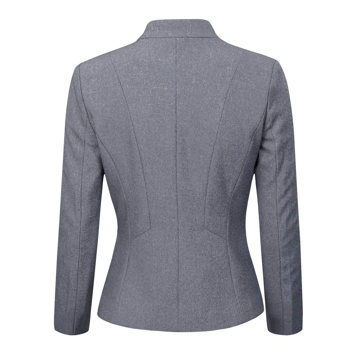 YYNUDA Blazer Femme Elegant Fit Veste de Costume avec Un Bouton pour Femme