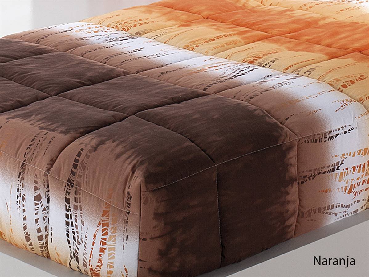 Lanovenanube - Edredón Ajustable LOICA Cama 90 - Color Naranja