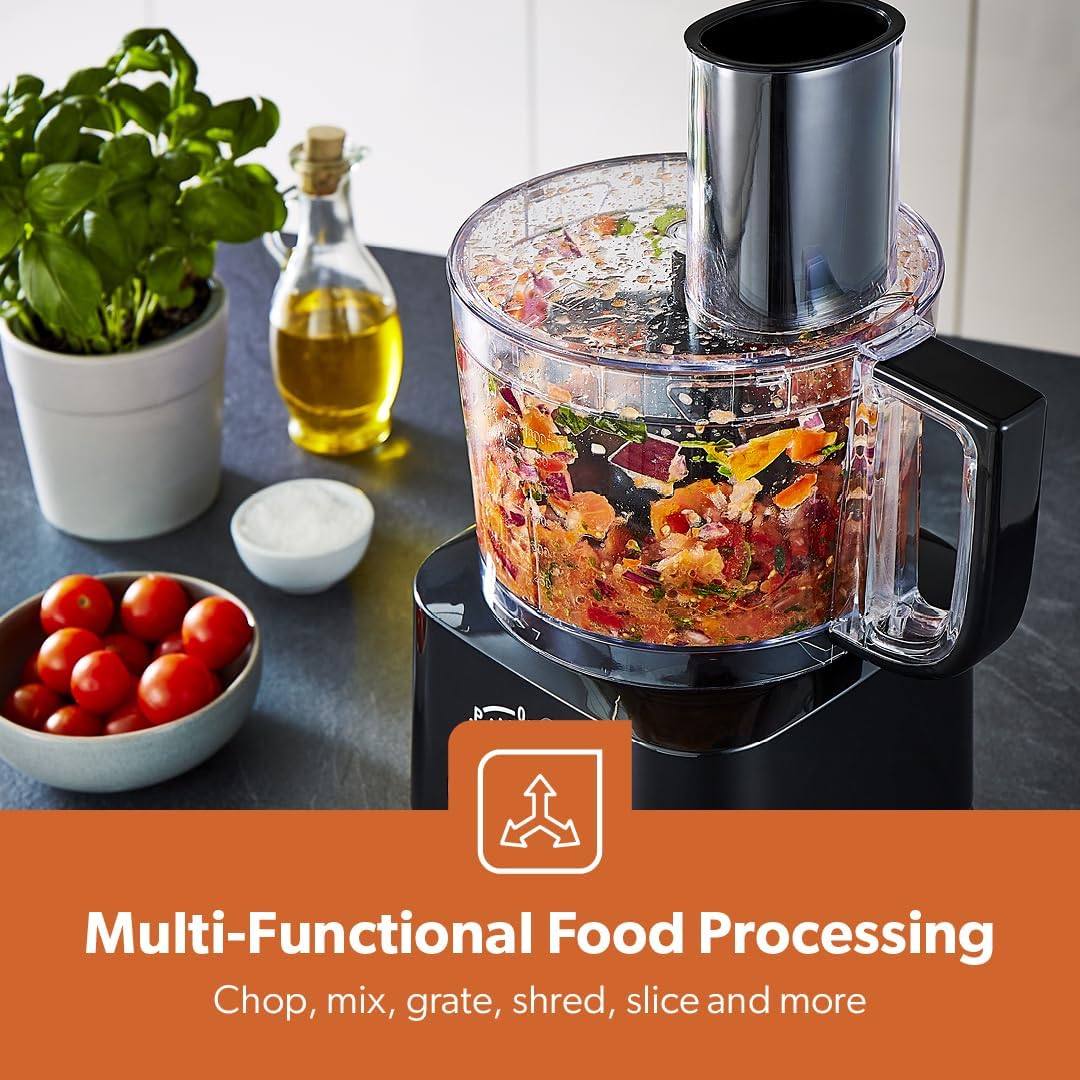 Geepas 800W 10 in 1 Food Processor Blender, Black - Image 7