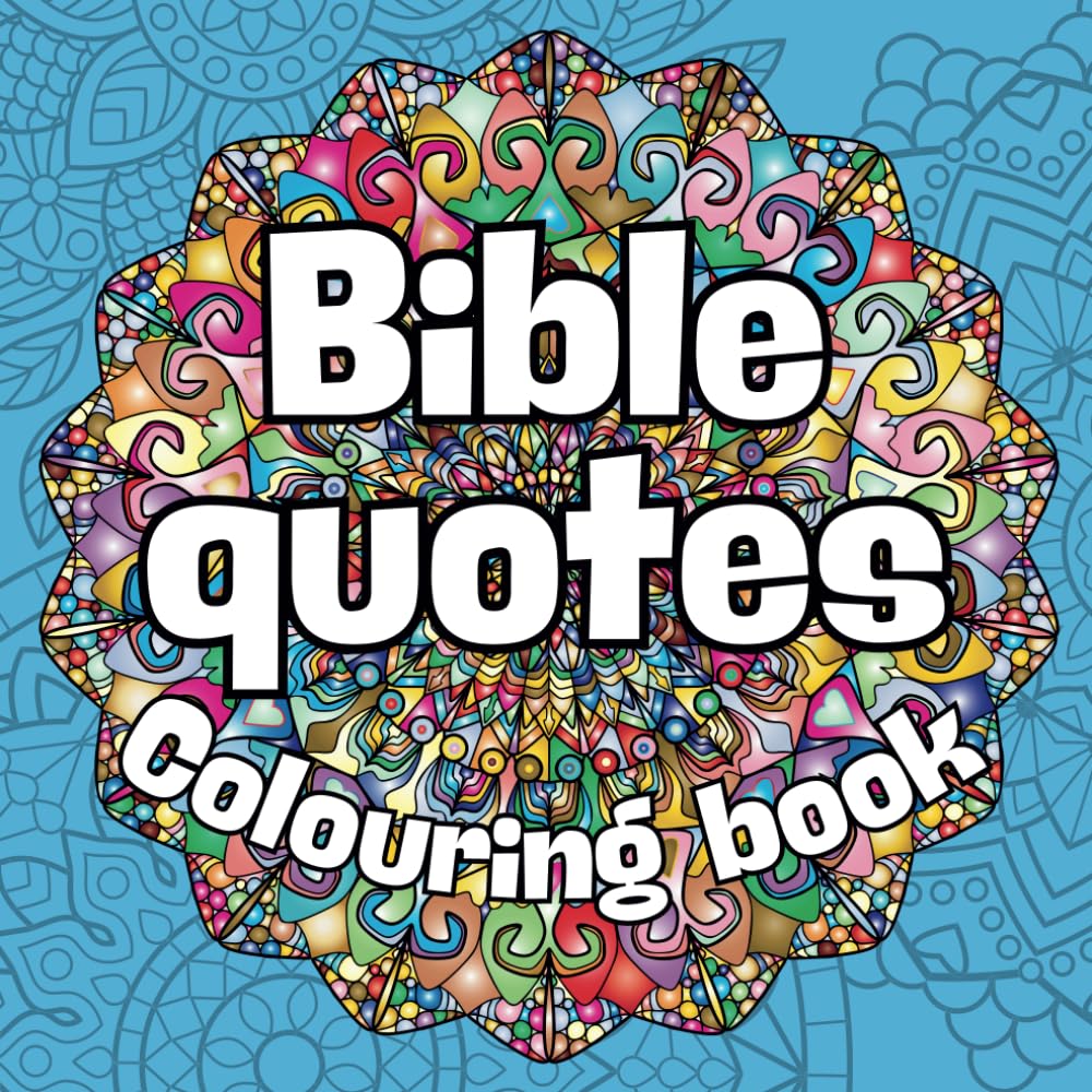 Bible quotes colouring book: For Adults and children. Relaxing time with Bible quotes.