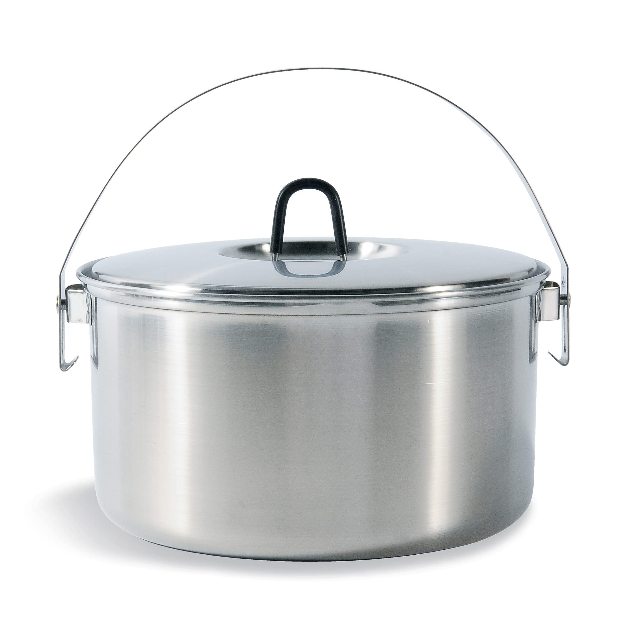 Tatonka Family Cook Set L (4-teilig) - Camping-Kochgeschirr aus Edelstahl - Bestehend aus Einer Pfanne und 3 Töpfen mit Deckel
