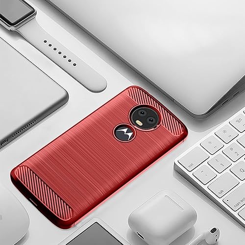 Miniatura 7 de Asuwish Funda protectora para Moto E5 Plus E 5 Supra con protector de pantalla y accesorios de celda de TPU suave delgada y suave, Motorola E5+