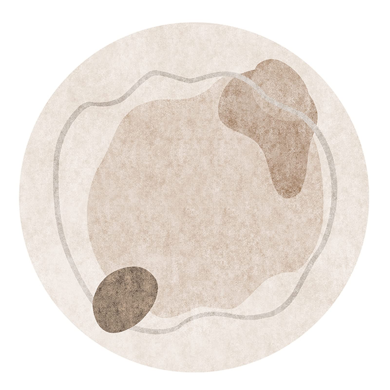 Tapis rond pour salon et chambre enfant de 80 à 200 cm