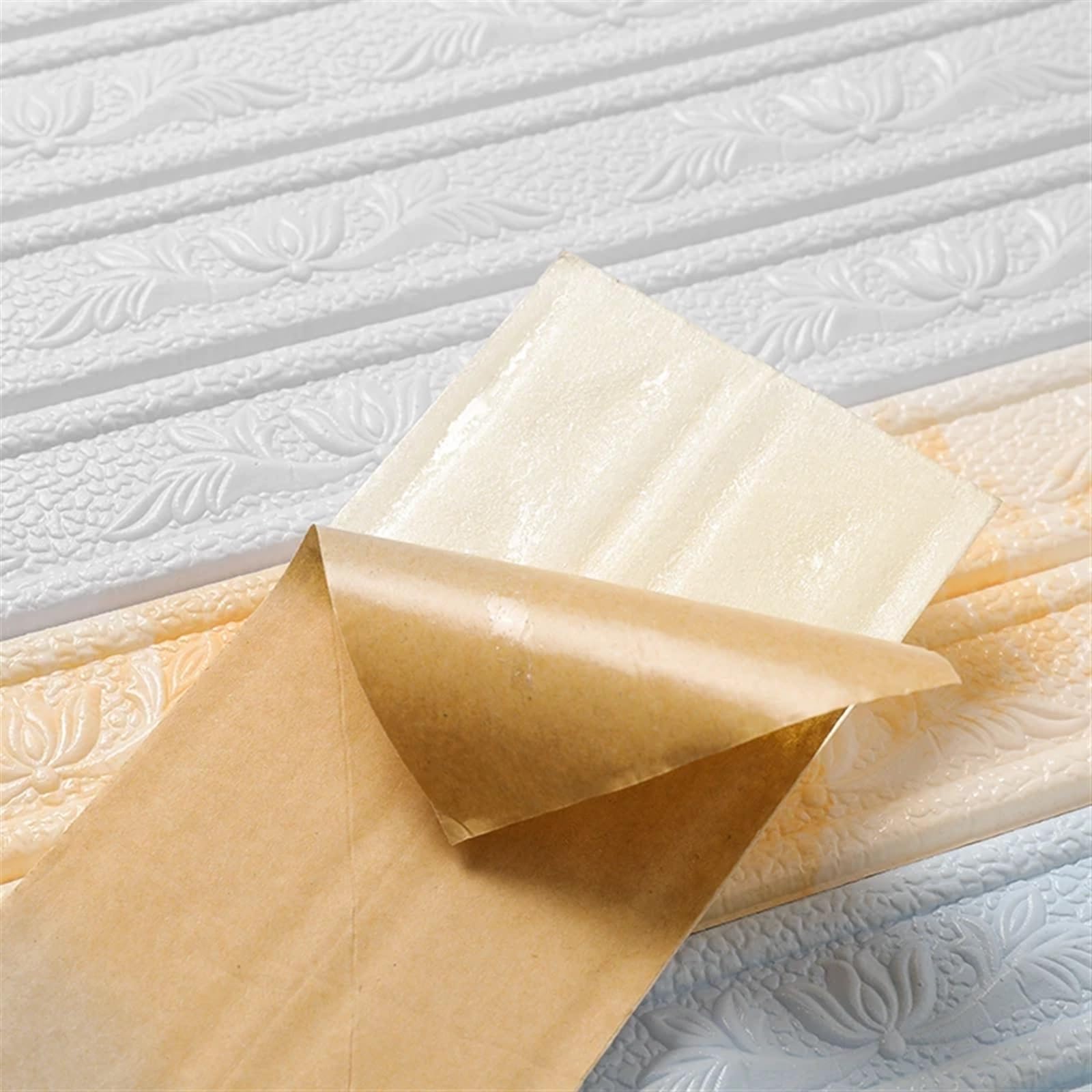 Rodapies 2 pegatinas de espuma con patrón 3D de 5 mm de grosor, autoadhesivas, impermeables, zócalo, esquina, línea de cintura, pegatina, línea de ajuste, rodapié, decoración del hogar DIY Para Cocina